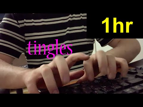 1 Hour Fast and Aggressive ASMR Old Keyboard Scratching & Tapping