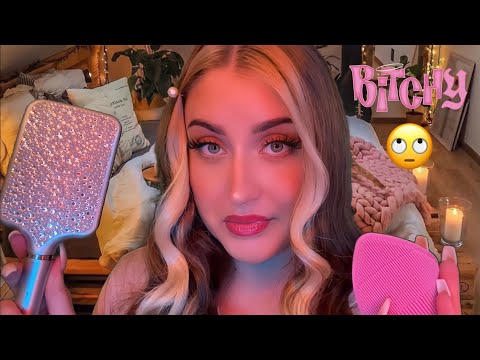 ASMR deutsch Toxic friend „comforts“ you after a breakup 🙄 Bitchy Roleplay Liebeskummer 💔 Skincare
