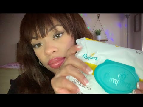 ASMR Wiping Your Face With Wet Wipes