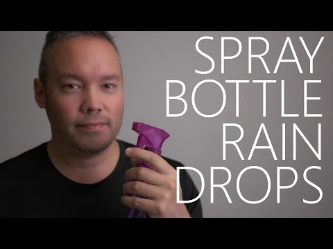 Spray Bottle Rain Drops ~ ASMR/Spray Bottle/Binaural