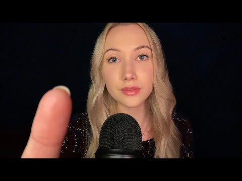 ASMR Up Close Visual Triggers & Gentle Whispering (light triggers, face brushing)