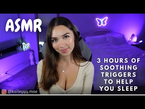 ASMR ♡ 3 Hours of Soothing Triggers to help You Sleep (Twitch VOD)