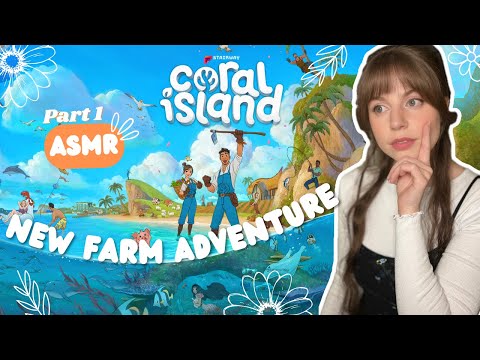 ASMR 🐠🪸 Coral Island 1.0 Gameplay!  sleep, whispering, gentle mouth sounds, soft-spoken, tingles