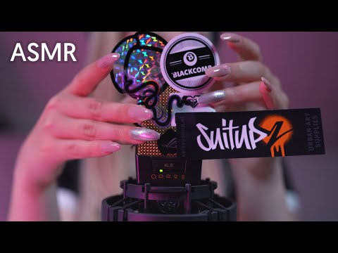 ASMR | Playing with Stickers (Intense Sounds) 🤍🎧