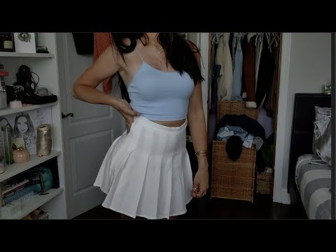 ASMR Huge Shein Try on Haul 🛍(whispered voiceover) clothes for summer 🌼