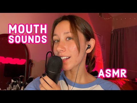 ASMR | sensitive mouth sounds and hand movements (fifine k678)