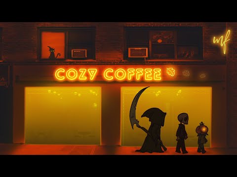 Autumn Town and Cozy Coffee ASMR Ambience