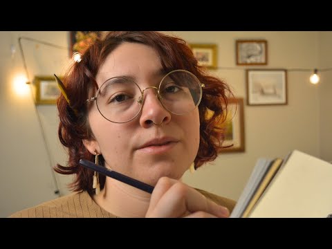 ASMR You're My Model | gentle personal attention, sketching & posing you