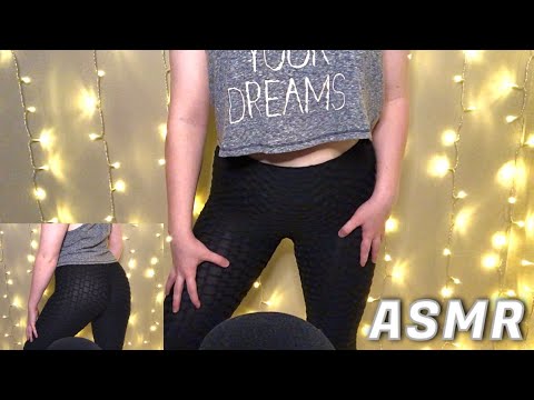 [ASMR] legging scratching (fabric sounds)