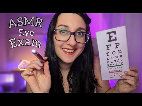 ASMR Eye Exam with Light... Is There Something Stuck In Your Eye? (Soft Spoken)