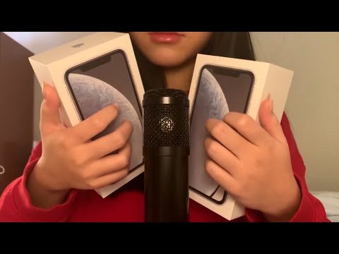 ASMR triggers on phone boxes