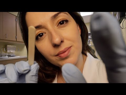 ASMR | The Most Gentle Doctor RolePlay | Skin Face Examination | LATEX GLOVES Writing Sounds