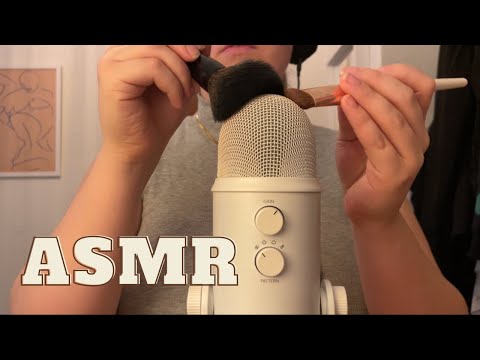 ASMR classic relaxing mic brushing - no talking(looped for better sleep😴)