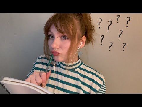asmr guessing things about you (part 2!)