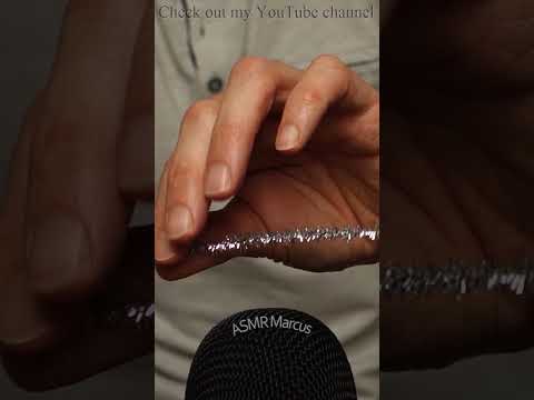 ASMR Running some bristly sticks through fingers #short