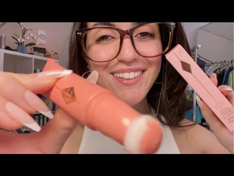 ASMR | Doing Your Makeup with New Luxury Makeup Products 😍 ✨| tingly tapping and whispering