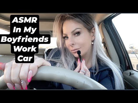 ASMR In My Boyfriends Work Car 🚗 • Relaxing Tapping & Whispering