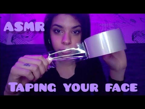 ASMR ◇ Taping your face 💫