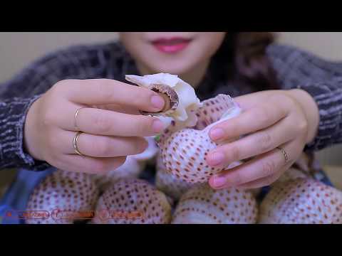 ASMR PIG SNAIL , EXTREME CHEWY EATING SOUNDS | LINH-ASMR