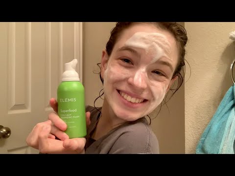 ASMR Skin care routine(fun/relaxing sounds)