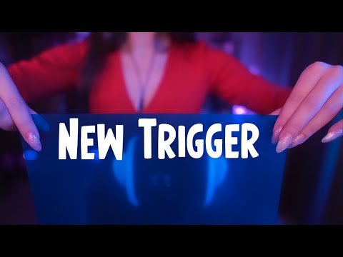 ASMR New Trigger - Plastic Leaves💎 Thunder, No Talking