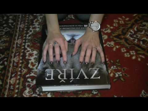 Book sounds ~ASMR~ no talking! Flipping pages, tapping, scratching.... ♥