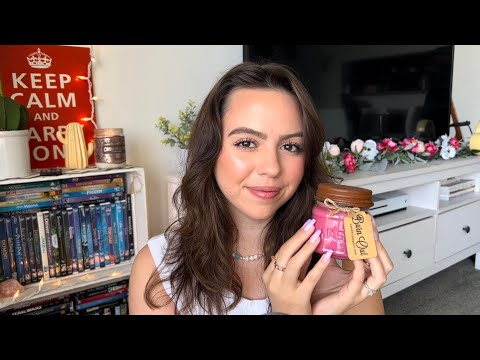 ASMR Fun Haul 🌸💗 | Lots of Home Items | Tapping, Scratching, Tracing, and Whispering 😌