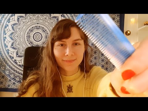 ASMR - haircut with up close breathy whispers for sleep💇💤[realistic POV]