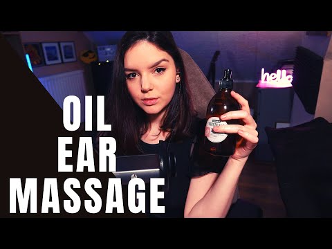 10 Minutes OIL Ear Massage  | ASMR