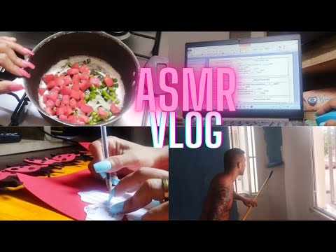 ASMR VLOG MEU PRÓPRIO NEGÓCIO+ SONS DE BOCA E SUSSURROS