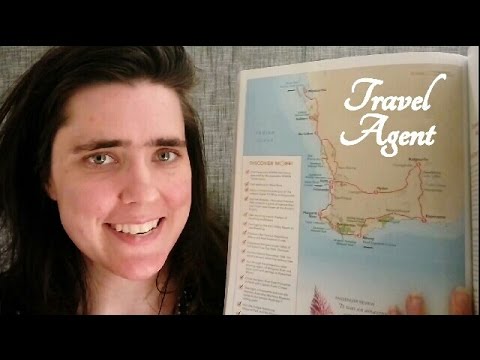 ASMR Travel Agent Role Play (Western Australia Wildflowers) ☀365 Days of ASMR☀