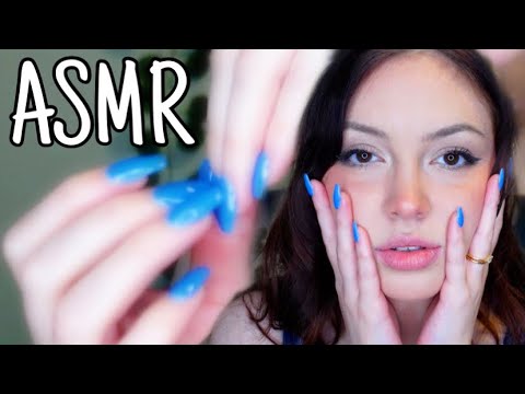 Nail Tapping and Whispers Ear to Ear ASMR (long nails)
