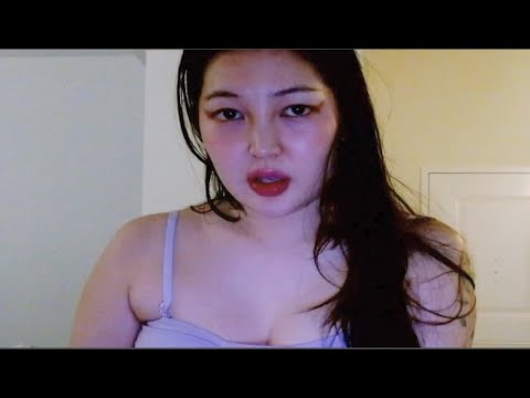 Your Hot Asian friend wants to give you a lotion massage to relax you (ASMR Roleplay)