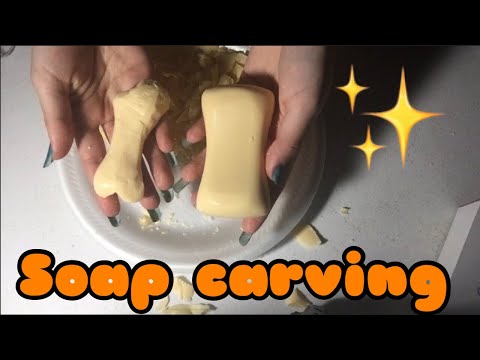 ASMR | Carving Soap 💛