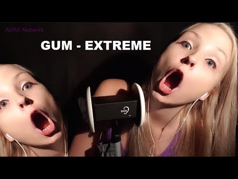 3Dio - Gum Chewing [ASMR] - Sloppy Mouth Sounds