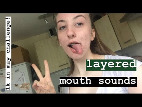 asmr | layered mouth sounds! //a tingly trigger a day in may series 🐙🍄