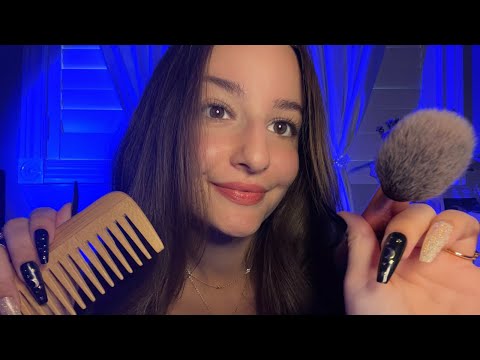 ASMR| Girl in the back of Class Does your Makeup and Hair 🌙