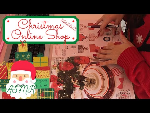 🎄ASMR🎄Christmas Online Shop ROLEPLAY (Italian accent)