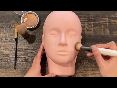 [ Makeup on Mannequin ASMR ] Aplicando Maquillaje en un Maniquí 💄