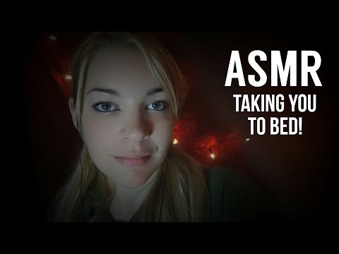 ASMR Taking you to Bed! Storytelling, Face touching, Crinkles