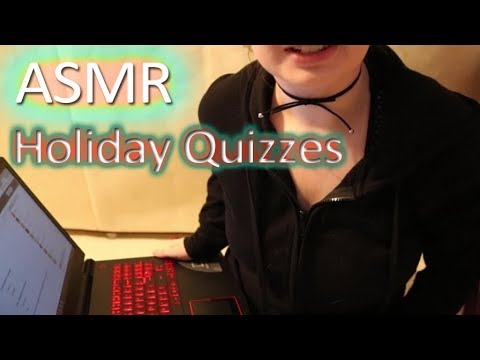 ASMR - Christmas Quizzes - Soft Talking, Rambling