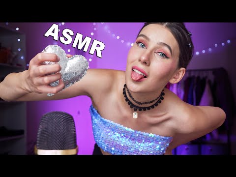 ASMR | Fast Collarbone Tapping w/ A Lot of Mouth Sounds ( wet/dry, cupped, tongue fluttering, tk tk)