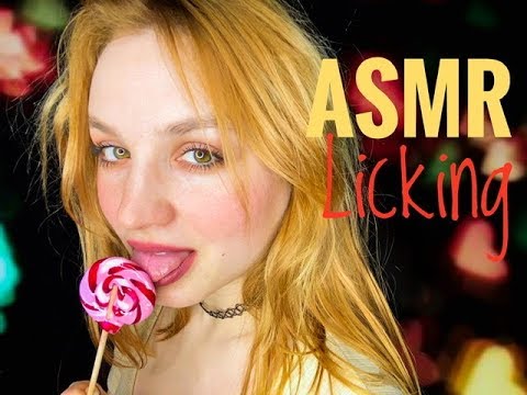 ASMR Lollipop licking, Mouth sounds, triggers. АСМР Звуки рта. No talking
