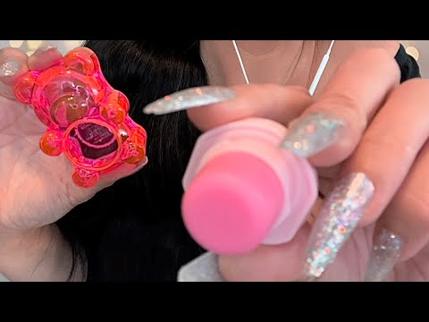 1 Minute ASMR Doing Your Makeup in 1 Minute [close up tingles, personal attention] 🐻💖