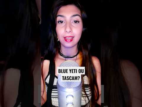 Blue Yeti vs Tascam! Qual é o seu favorito? | #asmr