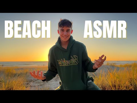 PUBLIC ASMR | Wet Mouth Sounds + Positive Affirmations at the beach - 4,000 subscriber special!