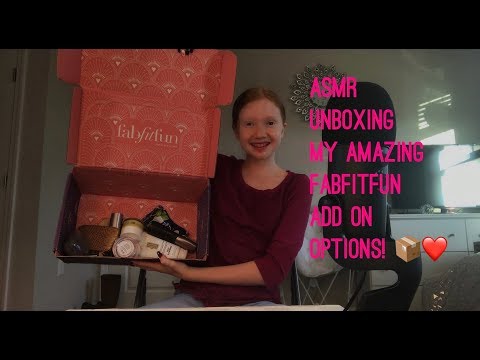 ASMR~ Unboxing All Of My Amazing FabFitFun Add On Options ( get yours TODAY )