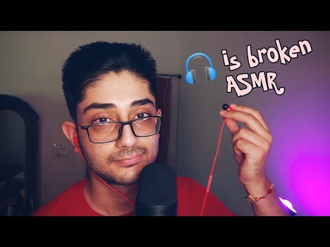 ASMR but your 🎧 is broken \ Mouth Sounds and Hand Movements \ Indian Accent