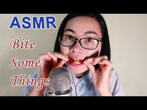 ASMR Viet Nam Bite Some Things With Teeth| ASMR Huyen
