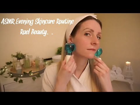 ASMR My Relaxing Evening Skincare Routine Ft. Rael Beauty | Ice globes, Jade roller (SOFTLY SPOKEN)